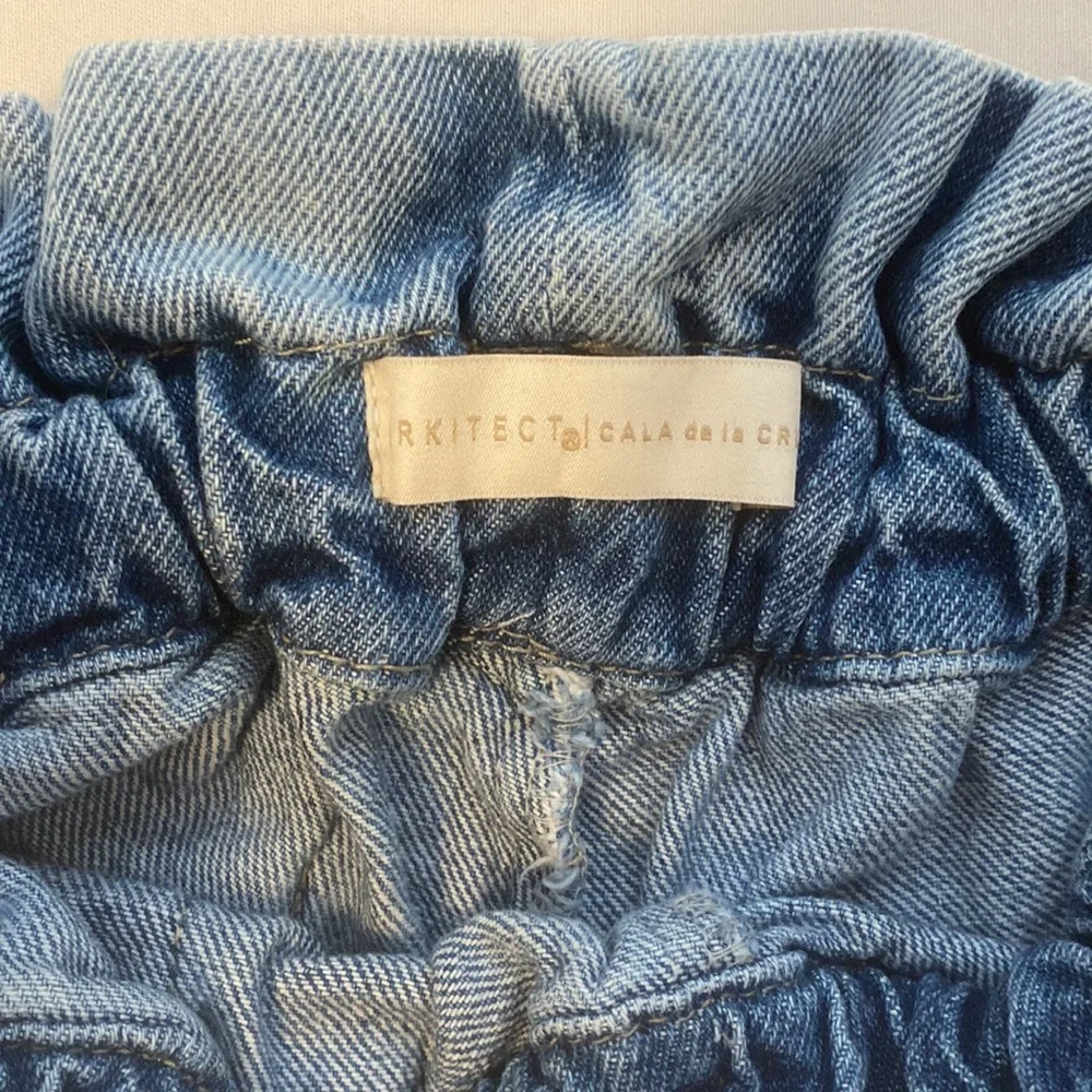 Womens Jean shorts with drawstring - Picture 3 of 3